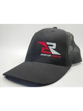 Rapid Rope Snapback Trucker Hat Black Mesh Cap Outdoors Camping Hiking